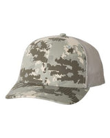 000458 Richardson® Patterned Snapback Trucker Cap