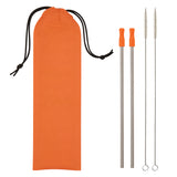 2-pack Stainless Steel Straw Kit