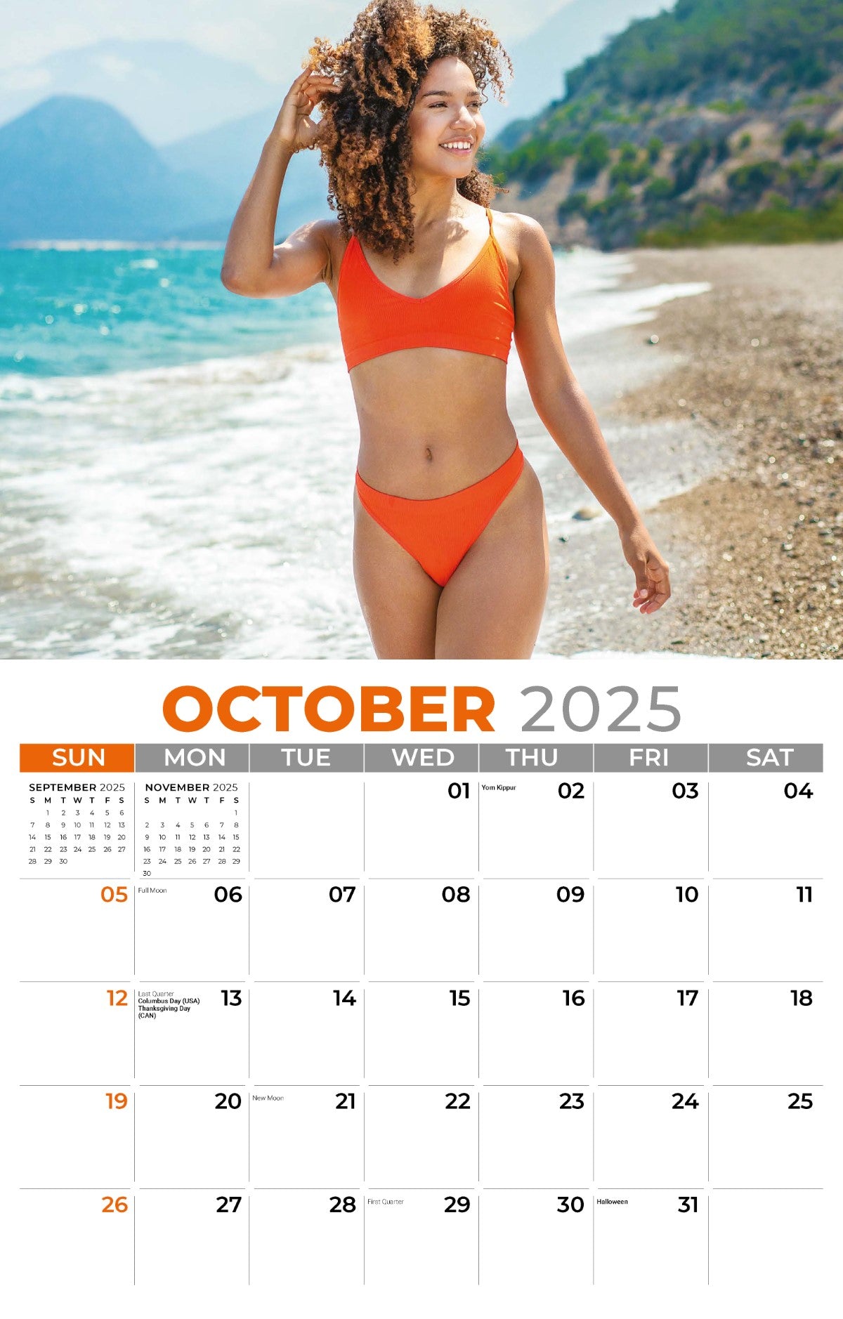 Galleria Wall Calendar 2025 Swimsuits