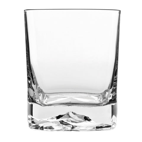 ~ Luigi Bormioli On The Rocks 13.5oz crystal DOF S/4 in a Raven gift box