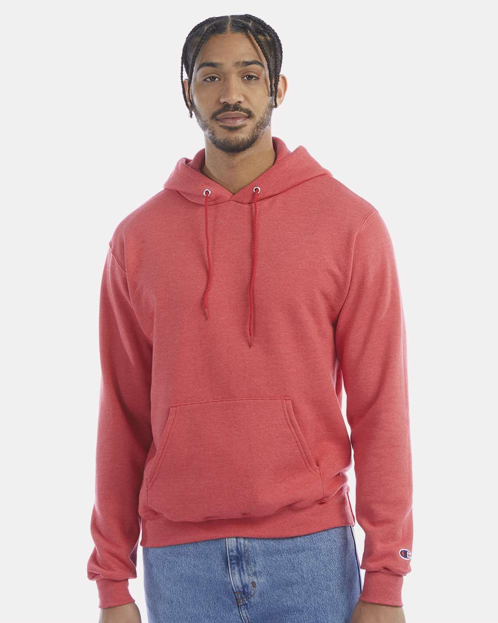 000111 Champion Powerblend® Hooded Sweatshirt