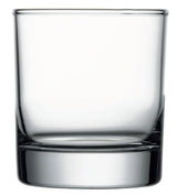 ~Chesapeake Old Fashioned 10.5oz heavy sham clear glass S/2 in Mystique black gift box