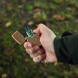 Matte Zippo® Lighter & Double Butane Insert Gift Set