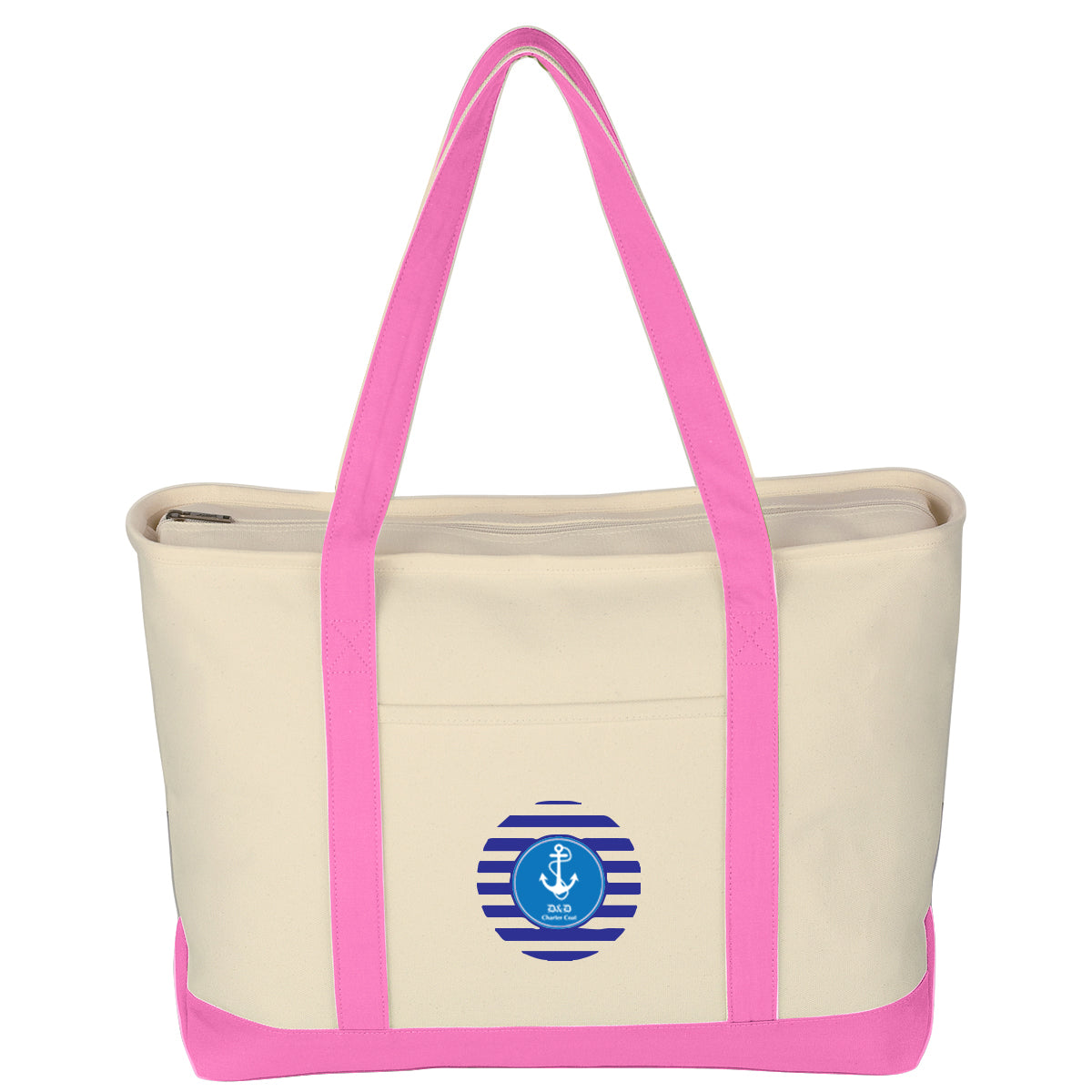 Large Starboard Cotton Canvas Tote Bag