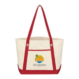 Medium Cotton Canvas Sailing Tote Bag