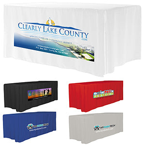 "Preakness Eight" 3-Sided Economy 8 ft Table Cloth & Covers (PhotoImage Full Colour) / Fits 8 ft Tab