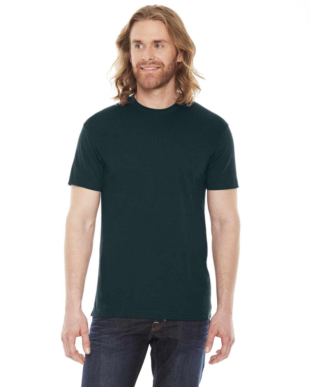 American Apparel Unisex Poly-Cotton Short-Sleeve Crewneck