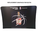 24 Hr Express- Replacement Full Color Graphics Double Sided for 10'W x 8'H EuroFit Straight Wall