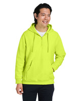000239 Team 365 Unisex Zone HydroSport? Heavyweight Quarter-Zip Hooded Sweatshirt