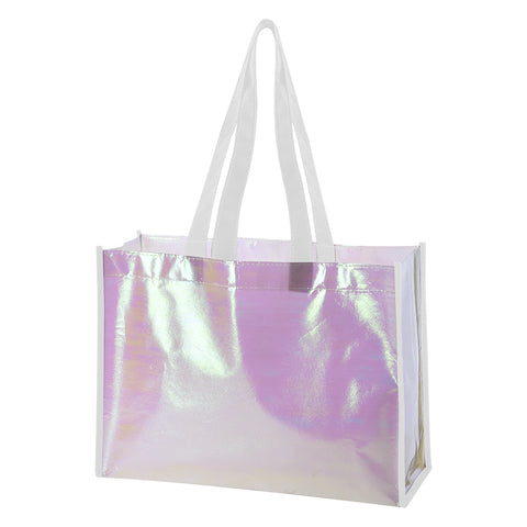Mini Pearl Laminated Non-woven Tote Bag
