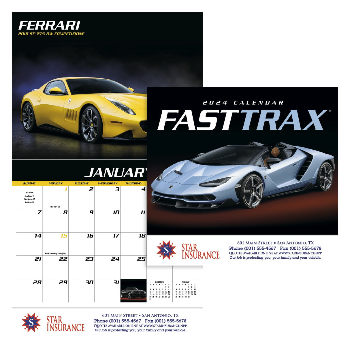 Fast Trax¬Æ Appointment Calendar - Stapled