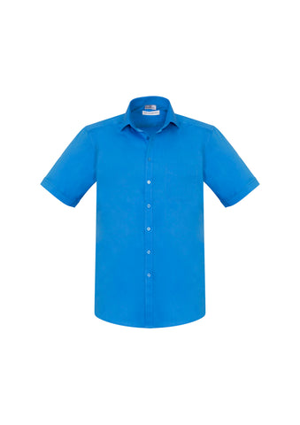 Men's Monaco Short Sleeve French Style Cotton Stretch Shirt