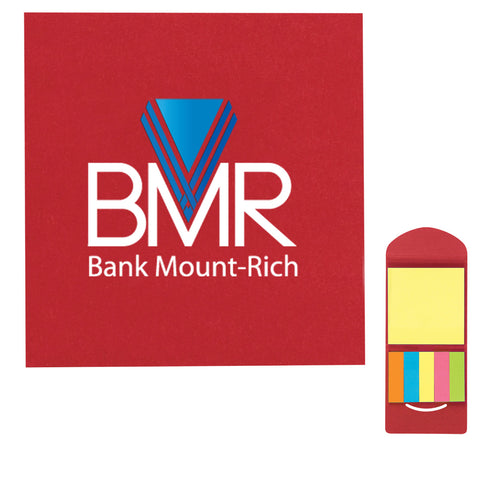 Sticky Notes And Flags In Pocket Case