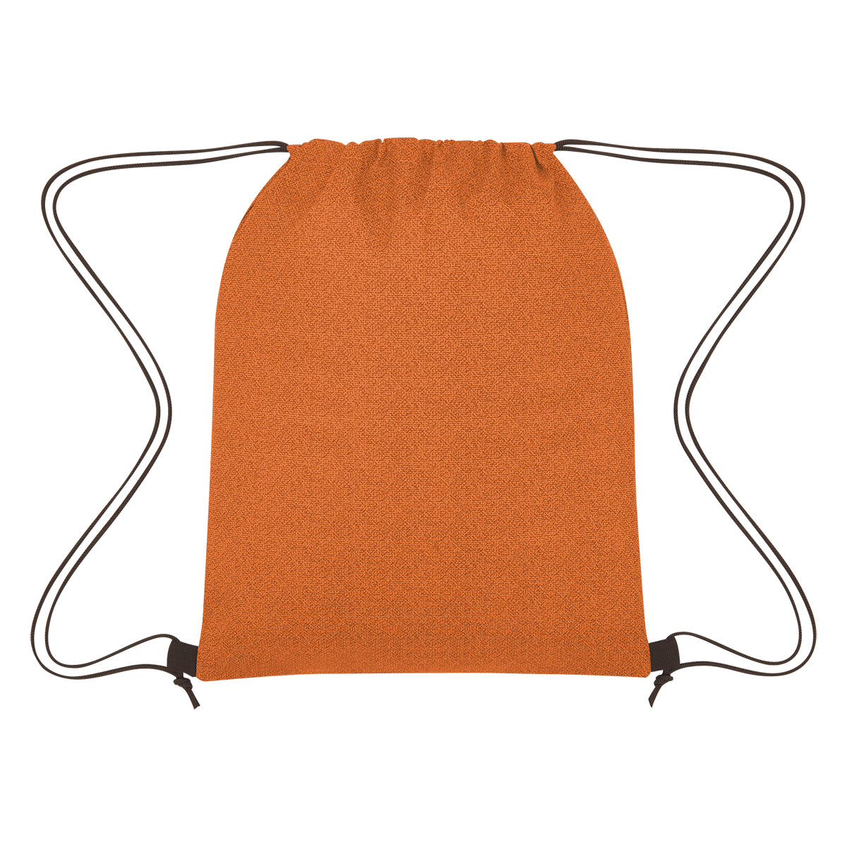 Heathered Non-woven Drawstring Backpack