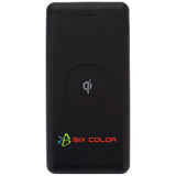 10000mAh UL Certified Qi Ring Wireless Power Bank & Charger