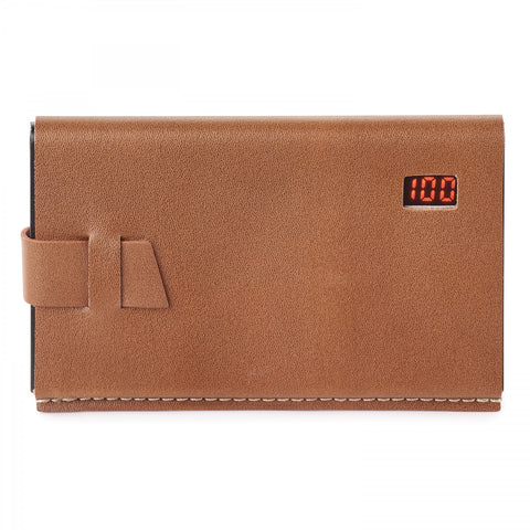 GENUINE LEATHER 4,000 mAh UL CERTIFIED POWER BANK