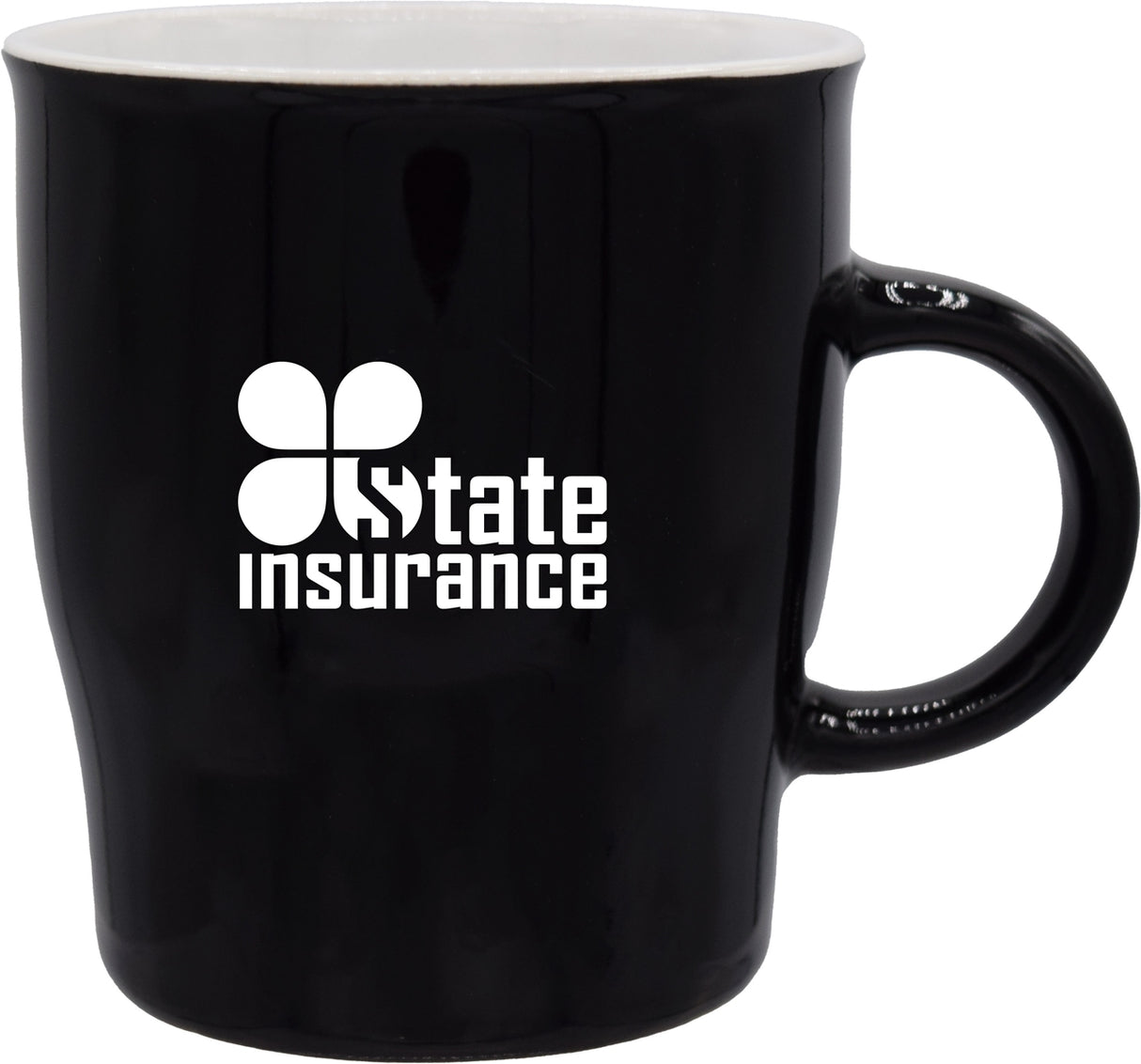 Economy Memphis 17oz 2tone black/white mug