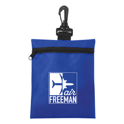 Non-woven Zippered Pouch