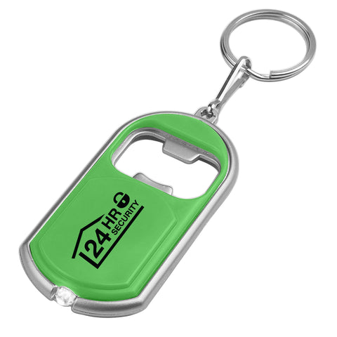 Bottle Opener Key Chain With Led Light