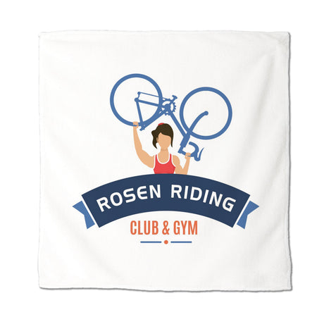 Sublimated Microfiber Rally Towel 16"x16"