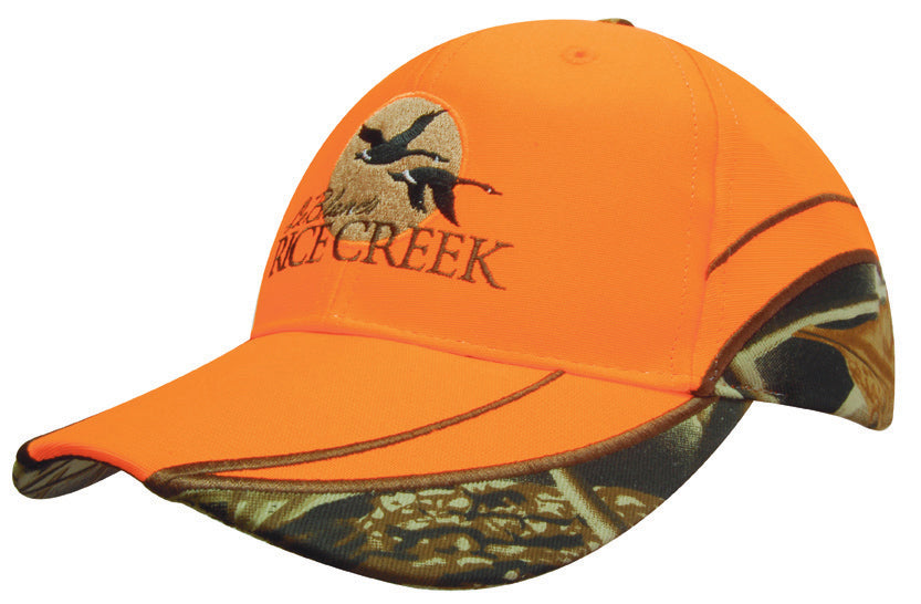 Luminescent Cap w/Leaf Camouflage Inserts