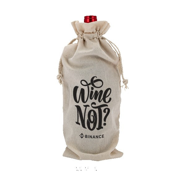 Linen Wine Gift Bag
