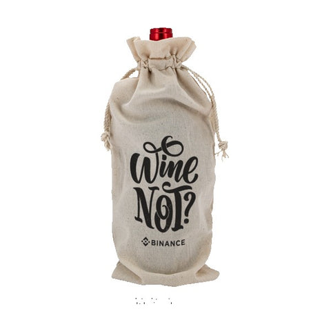 Linen Wine Gift Bag
