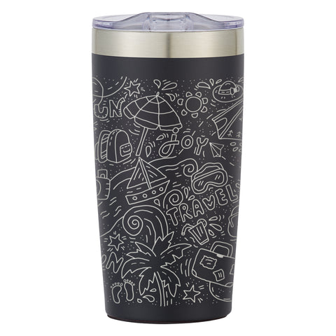 20 Oz. Full Laser Two-tone Himalayan Tumbler