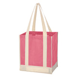 000440 Non-woven Two-tone Shopper Tote Bag