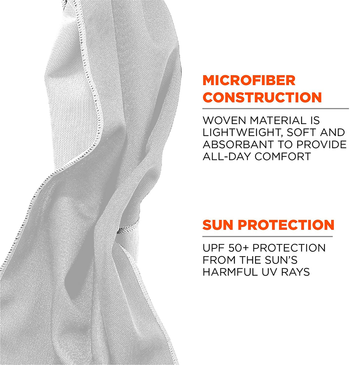Gym, Workout, Fitness towel in Colored Cooling Fabric, 12"x40", Sublimated Edge to Edge 2 sides.