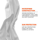 Gym, Workout, Fitness towel in Colored Cooling Fabric, 12"x40", Sublimated Edge to Edge 2 sides.