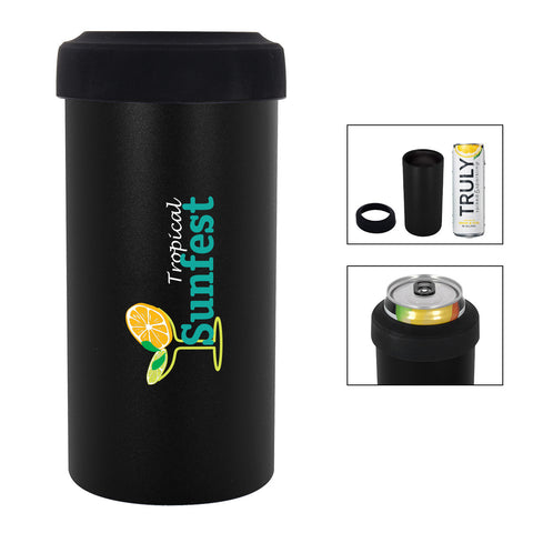 12 Oz. Slim Stainless Steel Insulated Can Holder
