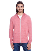 000236 THREADFAST Unisex Triblend Full-Zip Light Hoodie