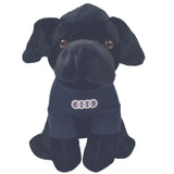 Onyx 8" Black Labrador Plush Dog Canine Collection
