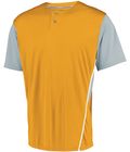 Performance Two-Button Color Block Jersey