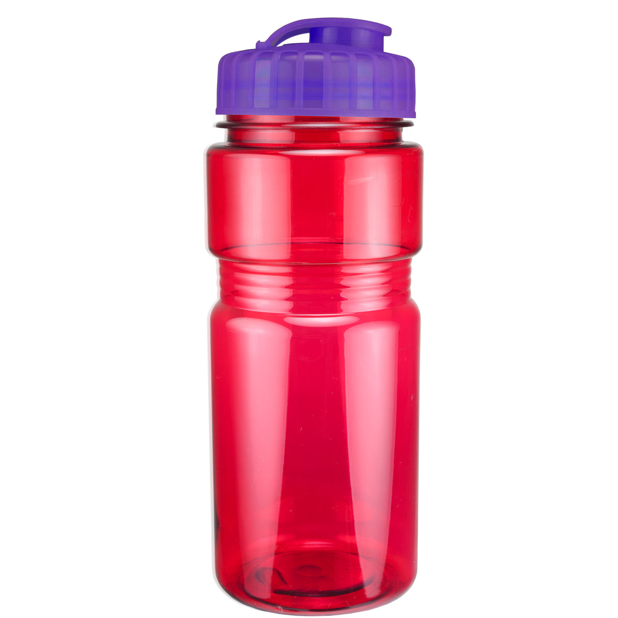 20 Oz. Translucent Recreation Bottle w/ Flip Top Lid