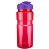 20 Oz. Translucent Recreation Bottle w/ Flip Top Lid