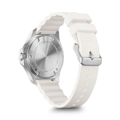 I.N.O.X. V White Dial Watch w/Rubber Strap