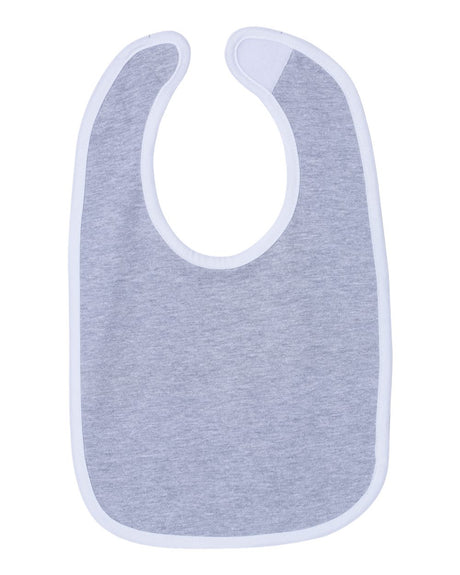 Rabbit Skins Infant Contrast Trim Premium Jersey Bib