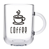 Ionic, 11oz clear glass mug