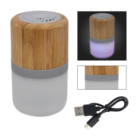 Bamboo Wireless Light Up Speaker