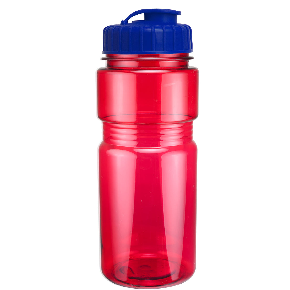 20 Oz. Translucent Recreation Bottle w/ Flip Top Lid