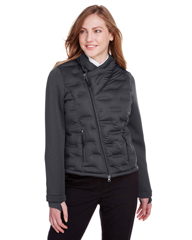 NORTH END Ladies' Loft Pioneer Hybrid Bomber Jacket