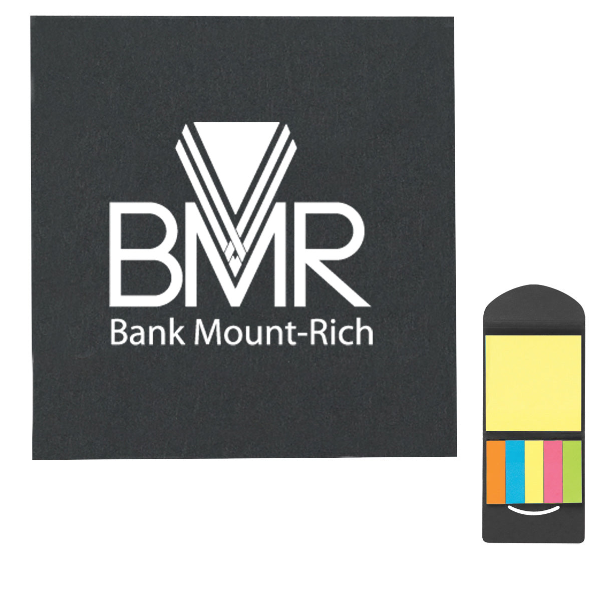 Sticky Notes And Flags In Pocket Case