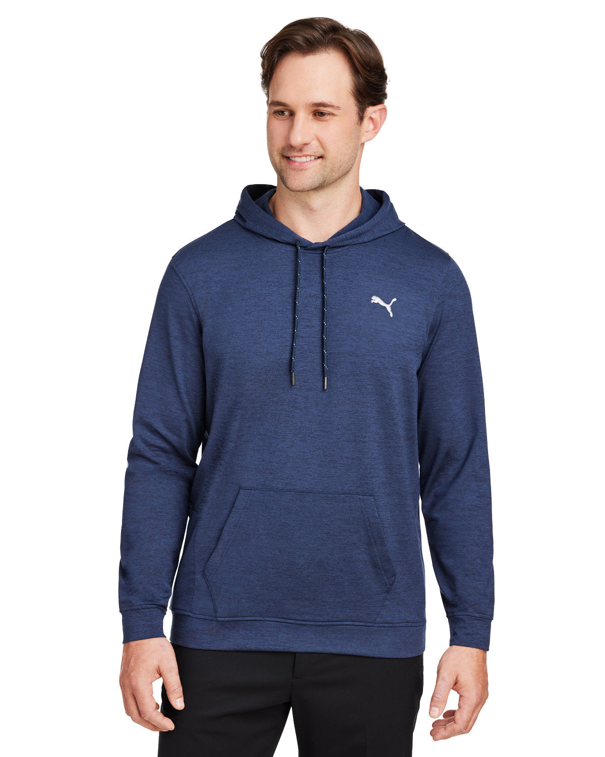 000126 PUMA GOLF Men's Cloudspun Progress Hooded Sweatshirt
