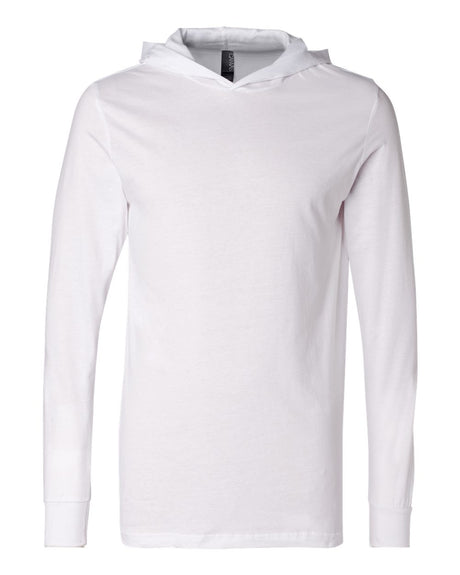 Bella+Canvas® Unisex Jersey Hooded Long Sleeve Tee