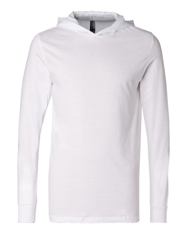 Bella+Canvas® Unisex Jersey Hooded Long Sleeve Tee