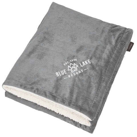 Field and Co.® Corduroy Sherpa Blanket