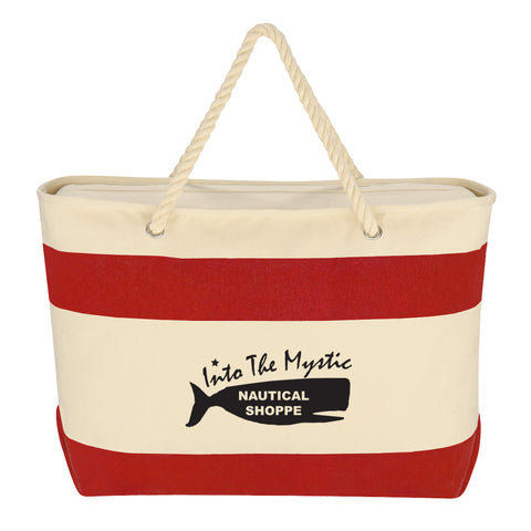 Large Cruising Tote Bag With Rope Handles
