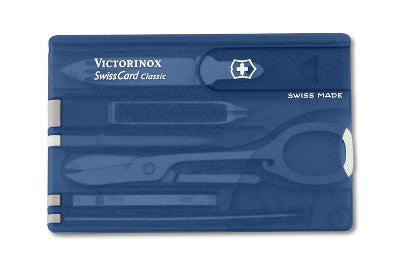 Swiss Army® Swisscard® Sapphire Blue Translucent Multi-Tool